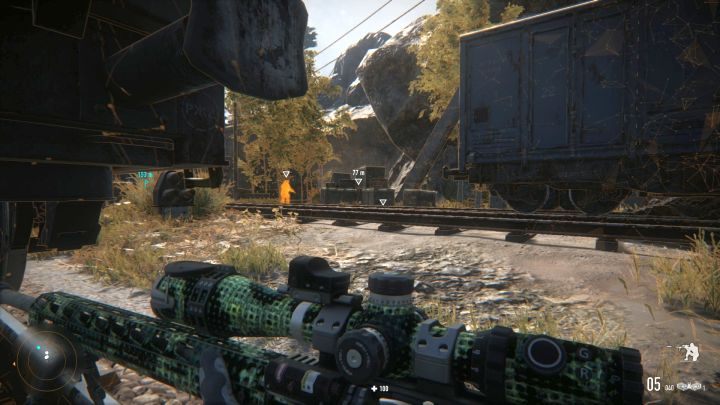 Kolejne miejsce z zakłócaczem - warto wykorzystać Tryb Maski, by oznaczać pobliskich wrogów. - Stacja Sibirskaya-7 (Sibirskaya-7 Junction) | Solucja Sniper Contracts - Sniper Ghost Warrior Contracts - poradnik do gry