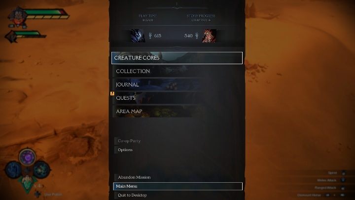 Aby zobaczyć misje, które możesz wykonać w grze musisz wejść w menu i wybrać opcję quests - Darksiders Genesis: Misje poboczne - Darksiders Genesis - poradnik do gry