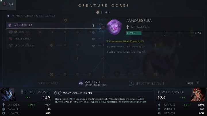 Rdzenie stworzeń są podstawowym systemem rozwoju w Darksiders Genesis - Darksiders Genesis: Porady na start - Darksiders Genesis - poradnik do gry