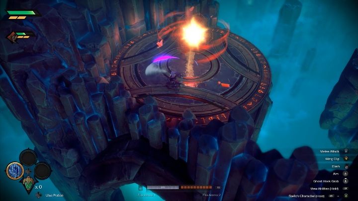 Gdy zbliżysz się do obiektu musisz go zniszczyć - Darksiders Genesis: Tajemnicza brama w Pustce - jak otworzyć? Rozdział 1 - Darksiders Genesis - poradnik do gry