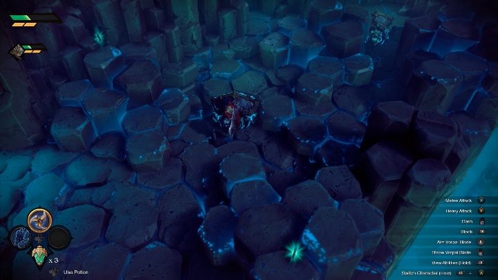 W pomieszczeniu znajduje się wiele surowców oraz rdzeni - Darksiders Genesis: Drzwi Oszusta w Pustce - jak otworzyć? Rozdział 1 - Darksiders Genesis - poradnik do gry