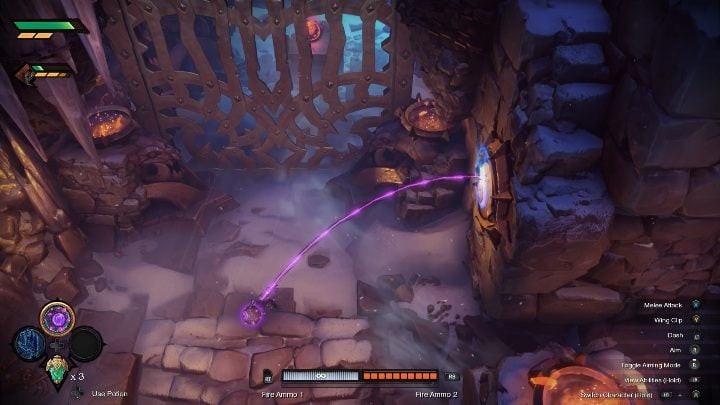 Zejdź na dół i przejdź na drugą stronę - Darksiders Genesis: Przejście do Pustki, rozdział 4 - jak otworzyć? - Darksiders Genesis - poradnik do gry