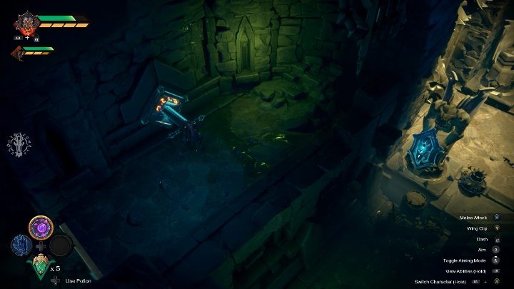 Aby wyjść z labiryntu i umożliwić sobie dalszą drogę fabularną po prostu przestaw mechanizm - Darksiders Genesis: Labirynt, rozdział 7 - jak przejść? - Darksiders Genesis - poradnik do gry