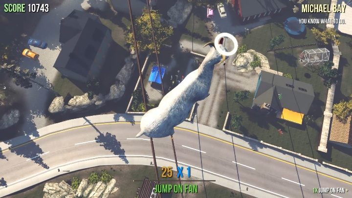 Ten obiekt znajdziesz na liniach wysokiego napięcia - Posągi kóz w Goat Simulator - Goat Simulator - poradnik do gry