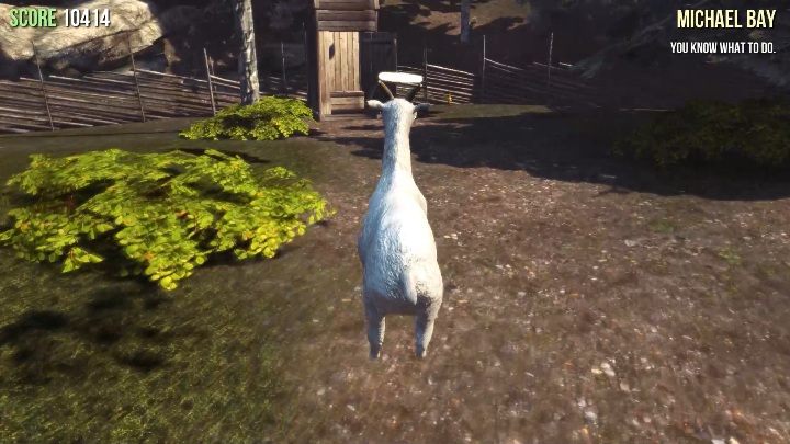 Na jednym z podwórek znajduje się posąg - Posągi kóz w Goat Simulator - Goat Simulator - poradnik do gry