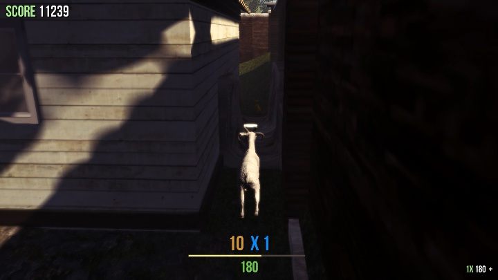 Koło szkoły znajduje się mały budynek - Posągi kóz w Goat Simulator - Goat Simulator - poradnik do gry