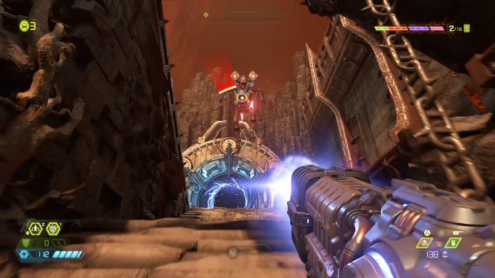 Upiór posiada naramienne wyrzutnie rakiet, które są dla ciebie ogromnym zagrożeniem - Doom Eternal: Bestiariusz - Doom Eternal - poradnik do gry