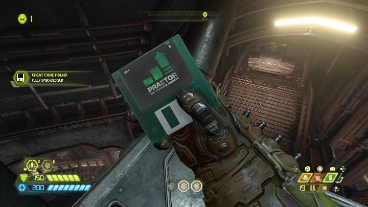 Dyskietki z kodami to specjalny sekret, który możesz zdobyć eksplorując mapę - Informacje ogólne - Doom Eternal - poradnik do gry