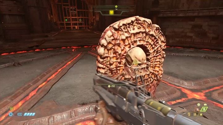 Wejdź do budynku i przejdź komnatami dalej, aż dotrzesz do windy - Doom Eternal: Piekło na ziemi (Hell on Earth) solucja, opis przejścia - Doom Eternal - poradnik do gry