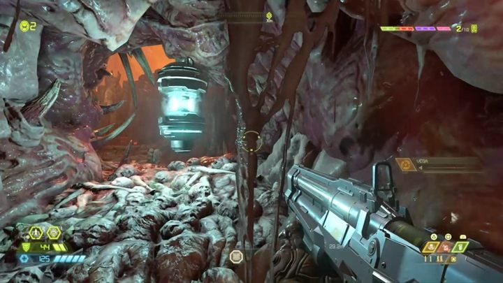 Użyj uskoku, by przejść do teleportu - Doom Eternal: Exultia solucja, opis przejścia - Doom Eternal - poradnik do gry