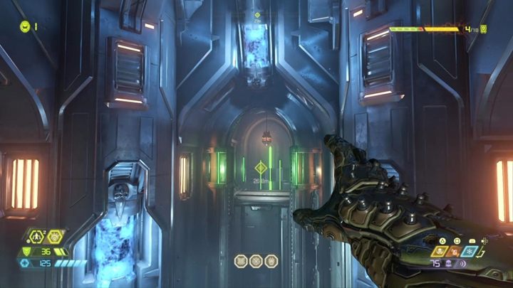 Zniszcz wrogów i użyj przełącznika - Doom Eternal: Baza Łowców Zagłady (Doom Hunter Base) solucja, opis przejścia - Doom Eternal - poradnik do gry