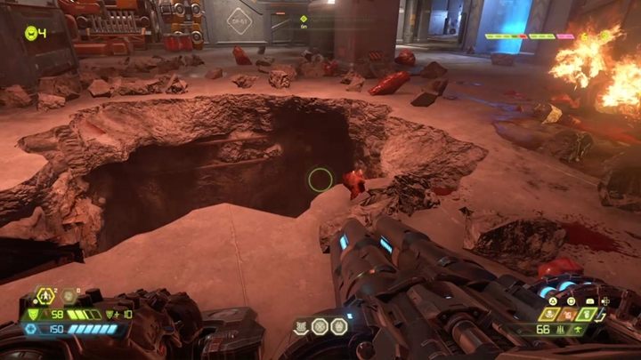 Idź teraz korytarzami w głąb placówki i użyj windy - Doom Eternal: Kompleks Arc (Arc Complex) solucja, opis przejścia - Doom Eternal - poradnik do gry