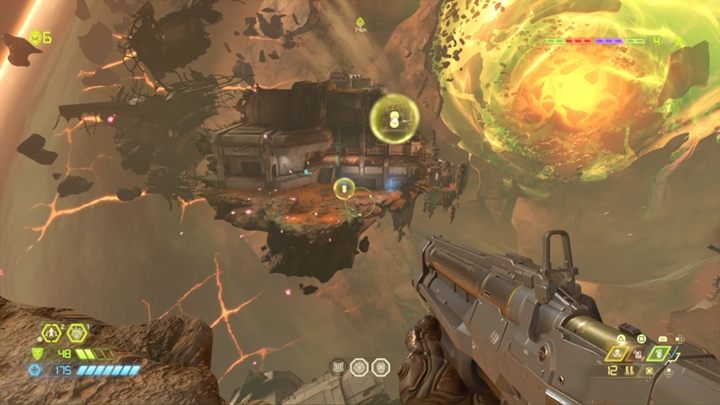 Musisz wykonać teraz trochę skoków, by dotrzeć do kolejnego obszaru z wrogami - Doom Eternal: Jądro Marsa (Mars Core) solucja, opis przejścia - Doom Eternal - poradnik do gry
