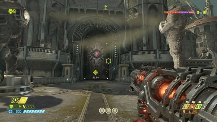 Idź przed siebie i użyj uskoków by przeskoczyć dalej - Doom Eternal: Taras Nabad solucja, opis przejścia - Doom Eternal - poradnik do gry
