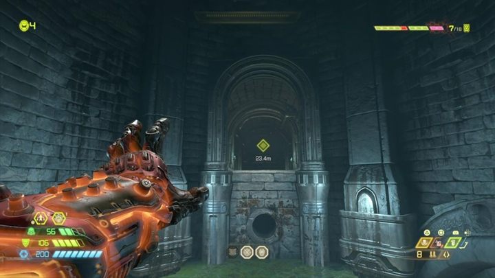 Kontynuuj drogę w dół, a po chwili zeskocz w ogromną dziurę - Doom Eternal: Taras Nabad solucja, opis przejścia - Doom Eternal - poradnik do gry