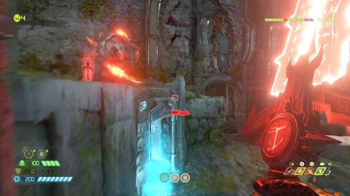 Przetestuj broń na stworach, a następnie użyj teleportu, by przenieść się na statek i zakończyć misję - Doom Eternal: Taras Nabad solucja, opis przejścia - Doom Eternal - poradnik do gry