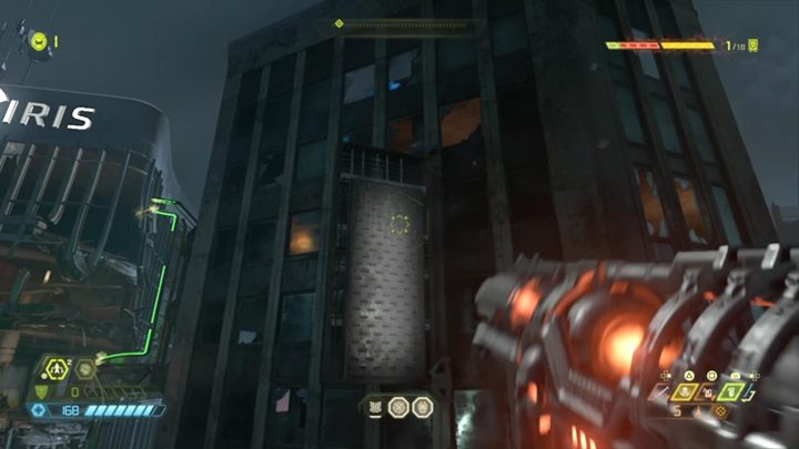 Po wszystkim idź na górę i skocz do zrujnowanego budynku obok - Doom Eternal: Ostatni Grzech (Final Sin) solucja, opis przejścia - Doom Eternal - poradnik do gry