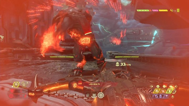 Płomienny wybuch świetnie sprawdza się w podbramkowych sytuacjach - Doom Eternal: Odskok, Krwawy cios, Płomienny wybuch - Doom Eternal - poradnik do gry