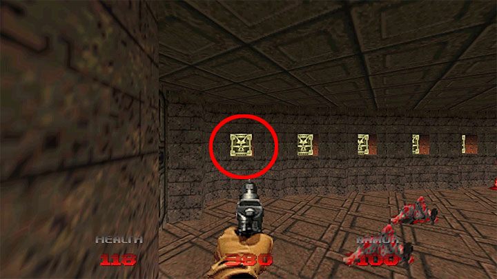 W misji 18 - Spawned Fear - dotrzesz do pomieszczenia z niebieskim kluczem położonym na podium - Doom Eternal: Doom 64 - FAQ - Doom Eternal - poradnik do gry