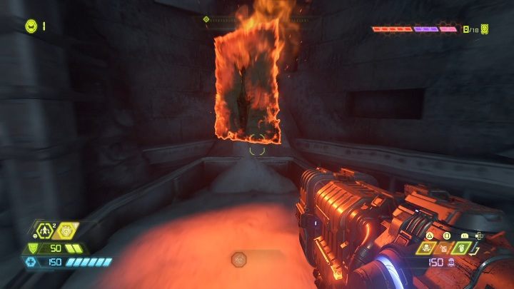 Notatkę znajdziesz zaraz po wejściu na nowy poziom - Doom Eternal: Baza kultystów | Mapa sekretów, znajdźki - Doom Eternal - poradnik do gry
