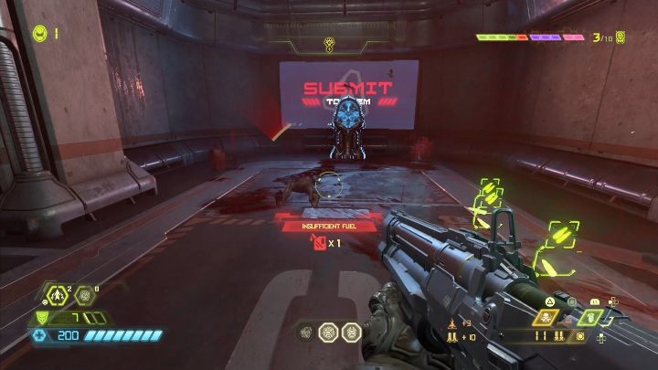 Do tego kryształu dotrzesz wykonując misję fabularną - Doom Eternal: Supergniazdo juchy | Mapa sekretów, znajdźki - Doom Eternal - poradnik do gry