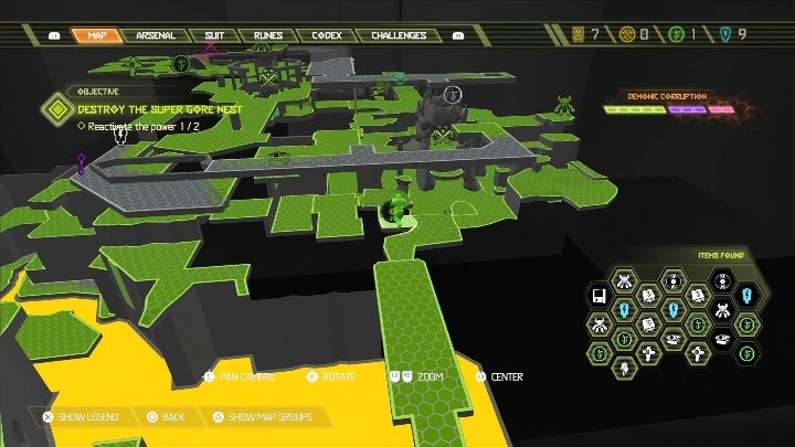 19 - Doom Eternal: Supergniazdo juchy | Mapa sekretów, znajdźki - Doom Eternal - poradnik do gry