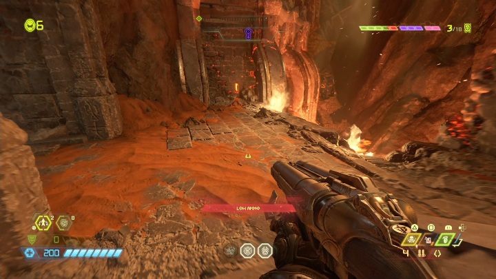 Mimo tego, że ta notatka nie jest ukryta łatwo ją ominąć - Doom Eternal: Jądro Marsa | Mapa sekretów, znajdźki - Doom Eternal - poradnik do gry