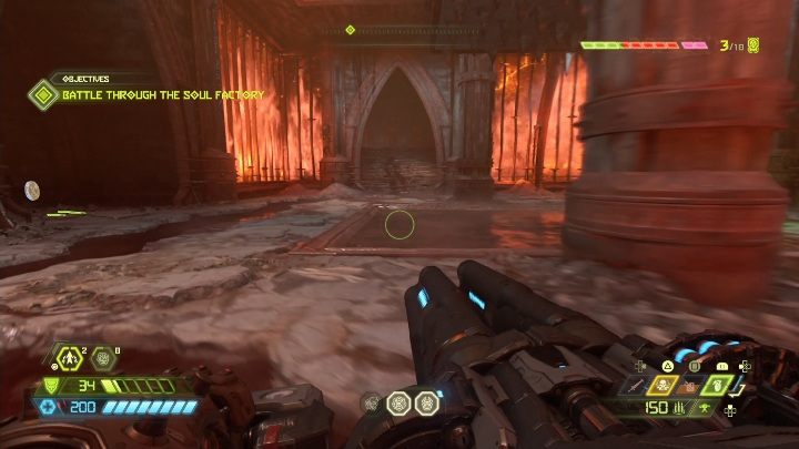 Token znajdziesz w lokacji, w której wcześniej toczyłeś walkę - Doom Eternal: Nekravol 1 | Mapa sekretów, znajdźki - Doom Eternal - poradnik do gry