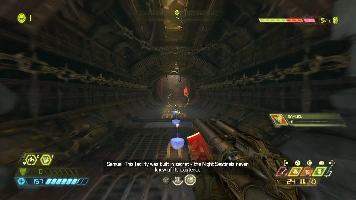 Podążając zgodnie z misją fabularną udasz się do wąskiego korytarza - Doom Eternal: Nekravol 2 | Mapa sekretów, znajdźki - Doom Eternal - poradnik do gry