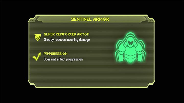 Przykładową informację o odblokowaniu dostępu do superpancerza Strażnika (Sentinel Armor) pokazuje powyższy obrazek - Doom Eternal: Superpancerz Strażnika - czym jest? - Doom Eternal - poradnik do gry