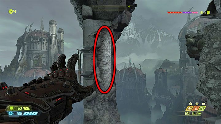 Ściany wspinaczkowe pojawiają się od misji 1 - Doom Eternal: Oddalone półki - jak doskoczyć? - Doom Eternal - poradnik do gry