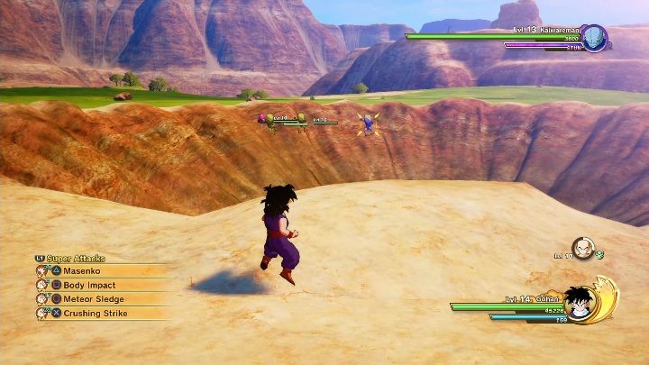 Twoim zadaniem jest dotarcie roślin znajdujących się wokół krateru - Tajemnicza moc czytania | Dragon Ball Z Kakarot - misja poboczna - Dragon Ball Z Kakarot - poradnik do gry