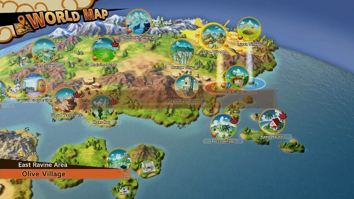 Po rozpoczęciu zlecenia udaj się do Olive Village - Opiekun stróża | Dragon Ball Z Kakarot - misja poboczna - Dragon Ball Z Kakarot - poradnik do gry