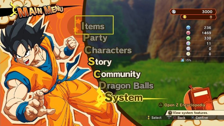 Regeneracja: rzeczy, które regenerują twoje HP - Przedmioty w Dragon Ball Z Kakarot - Dragon Ball Z Kakarot - poradnik do gry
