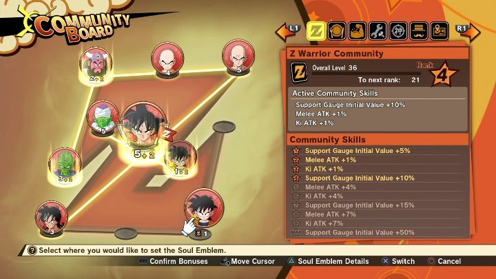 Od Ciebie zależy który element gdzie umieścisz - Społeczność w Dragon Ball Z Kakarot - Dragon Ball Z Kakarot - poradnik do gry
