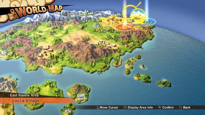 Z mapy obszaru możesz przejść do mapy świata - Mapa w Dragon Ball Z Kakarot - Dragon Ball Z Kakarot - poradnik do gry