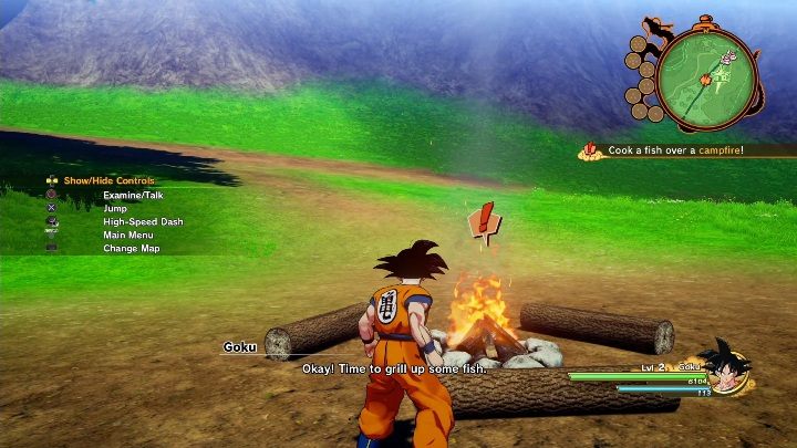 Ogniska to miejsca, które można znaleźć, w każdej części świata - Polowanie i łowienie w Dragon Ball Z Kakarot - Dragon Ball Z Kakarot - poradnik do gry