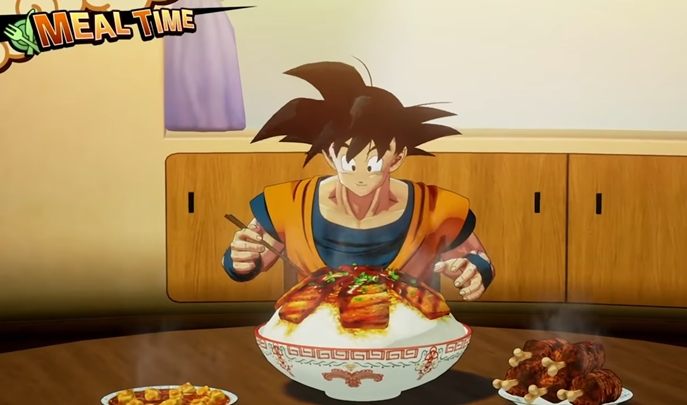Najlepszą solucją na głód i zwiększenie statystyk bohaterów jest - Gotowanie i jedzenie posiłków w Dragon Ball Z Kakarot - Dragon Ball Z Kakarot - poradnik do gry