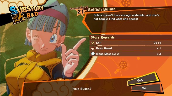 Ramy czasowe: Od Zły Imperator Frizer - Odcinek 4: Uśpiona moc Son Gohana - Odcinek 4: Przerażający imperator - Samolubna Bulma | Dragon Ball Z Kakarot - misja poboczna - Dragon Ball Z Kakarot - poradnik do gry