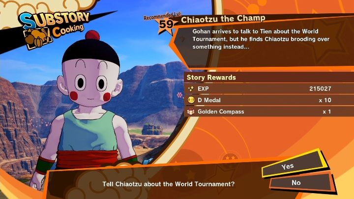 Ramy czasowe: Od Odrodzenie Okrutnego Buu - Odcinek 1: Dobre wieści do Odcinek 2: Czas na turniej - Mistrz Jiaozi | Dragon Ball Z Kakarot - misja poboczna - Dragon Ball Z Kakarot - poradnik do gry
