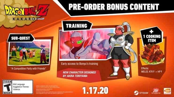 W skład Pre-Orderu wchodzi m - Dragon Ball Z Kakarot - poradnik do gry