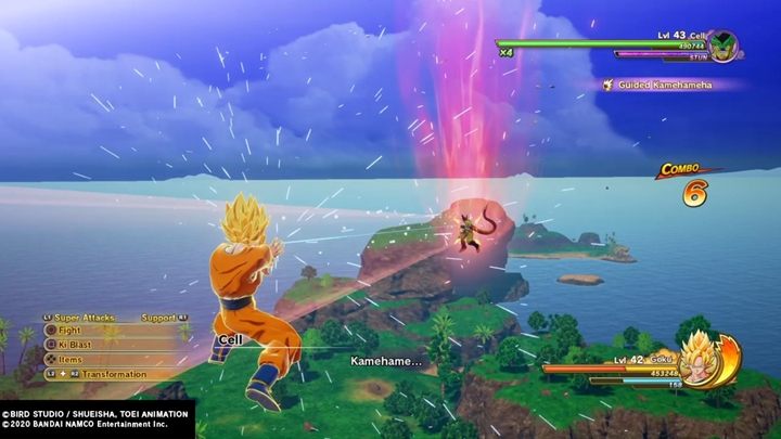 Po wstawce obejmiesz kontrolę nad Goku i musisz walczyć z Cellem (43 poziom), który osiągnął swoją kolejną formę - Odcinek 6 | Solucja DBZ Kakarot | Nadchodzi terror androidów - Dragon Ball Z Kakarot - poradnik do gry