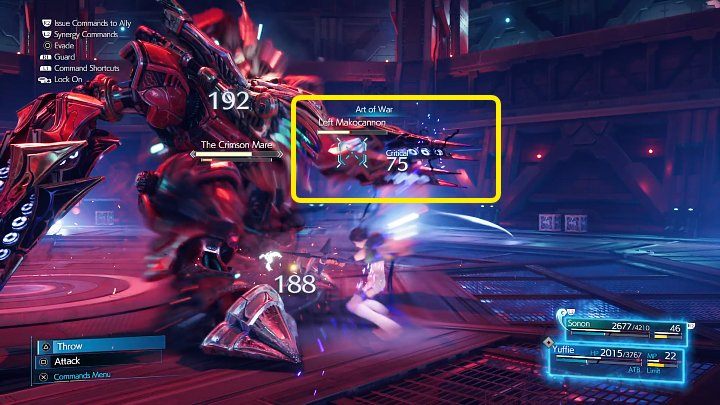 W drugiej fazie pojedynku Scarlet wyposaży swój pancerz w dwa działa Makocannon - Final Fantasy VII Intermission: Scarlet/The Crimson Mare - boss, jak pokonać? - Final Fantasy VII Remake - poradnik do gry