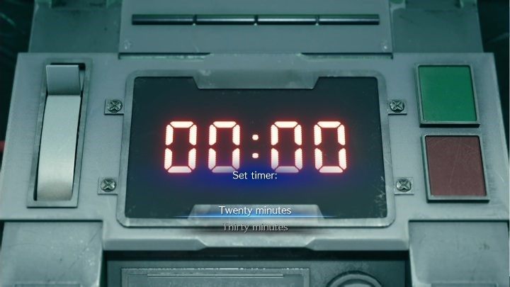 Bombę możesz ustawić na 20 bądź 30 minut - Final Fantasy VII Remake: Bomba - jaki czas ustawić? - Final Fantasy VII Remake - poradnik do gry