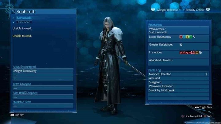Pierwsza faza tej walki to samodzielny pojedynek Clouda z Sephirothem - Final Fantasy VII Remake: Sephiroth - boss, walka - Final Fantasy VII Remake - poradnik do gry