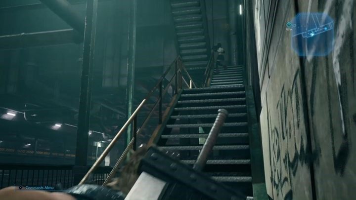 Biegnij w kierunku Barreta i walcz z napotkanymi przeciwnikami - Final Fantasy VII Remake: Dogged Pursuit - solucja - Final Fantasy VII Remake - poradnik do gry