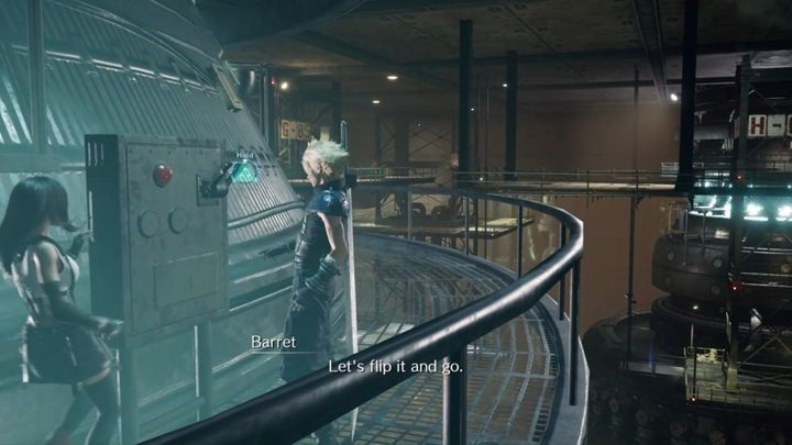 Podejdź do przełącznika, by wyłączyć pierwsze światło - Final Fantasy VII Remake: Light the Way - solucja - Final Fantasy VII Remake - poradnik do gry
