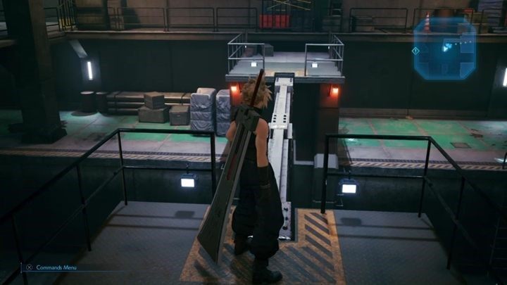 Dotrzesz do pomieszczenia z tamami, zejdź drabiną na dół i skorzystaj z przełącznika obok tamy, by obniżyć poziom wody - Final Fantasy VII Remake: Rough Waters - solucja - Final Fantasy VII Remake - poradnik do gry