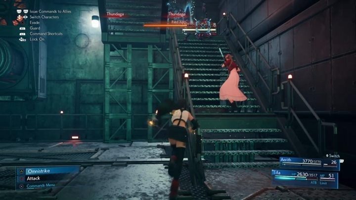Idź w stronę Reda, eliminując po drodze kolejnych przeciwników - Final Fantasy VII Remake: Deliverance from Chaos - solucja - Final Fantasy VII Remake - poradnik do gry