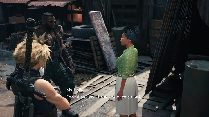 Zadanie poboczne Missing Children rozpoczniesz od rozmowy z Ms - Final Fantasy VII Remake: Missing Children, solucja, quest - Final Fantasy VII Remake - poradnik do gry